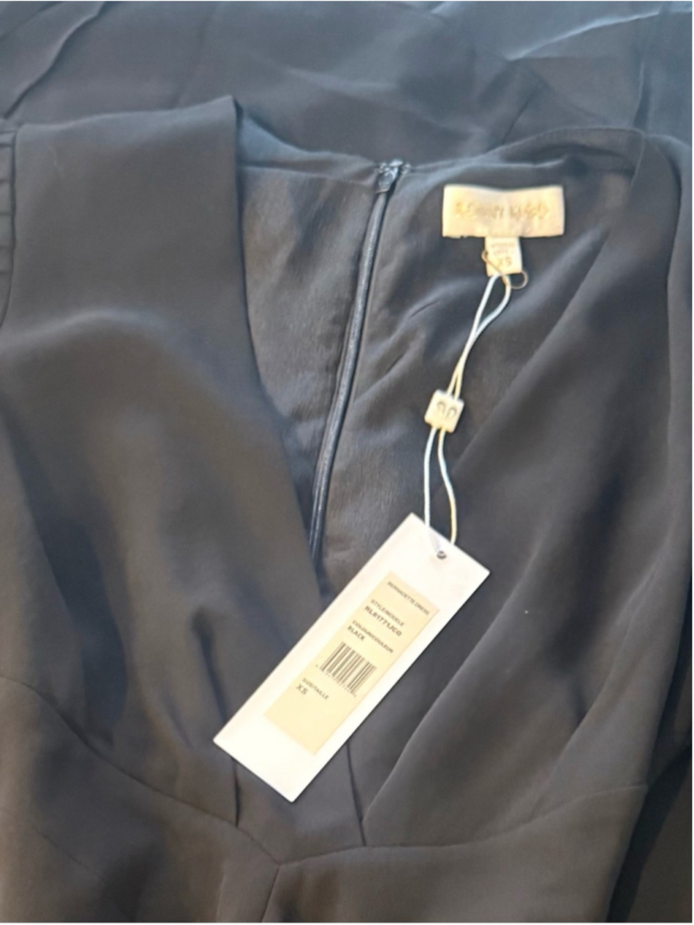 Ronny Kobo Bernadette Long Sleeved Attached Wrap Maxi Gown - Picture 7 of 13